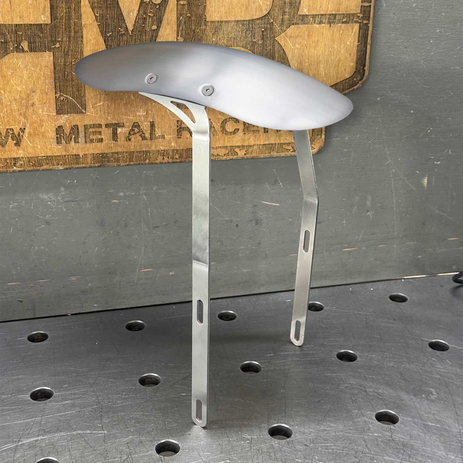 Aluminium Front fender for ZX-6R / ZX-10R ´04-´08 Fork conversion