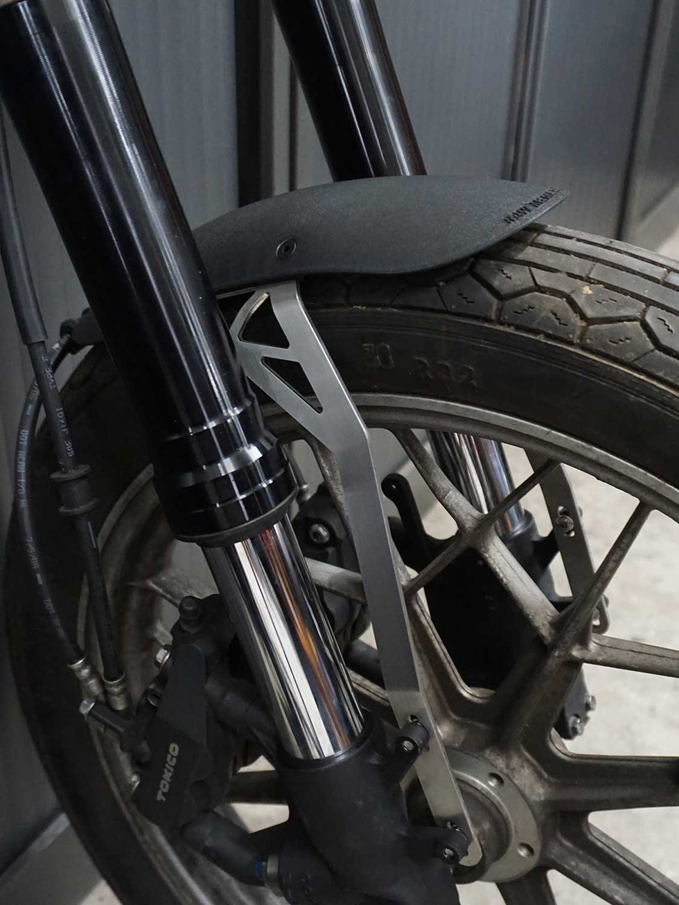 Fender Motorcycle Example Custom Motorcycle Fenders for USD Forks – Raw Metal Racers