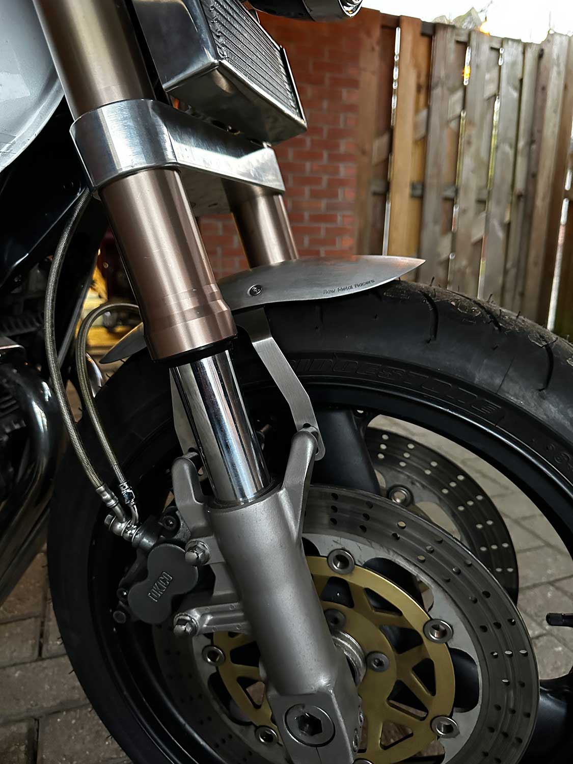 Front fender for ZXR750 Fork conversion '91-'95 – Raw Metal Racers