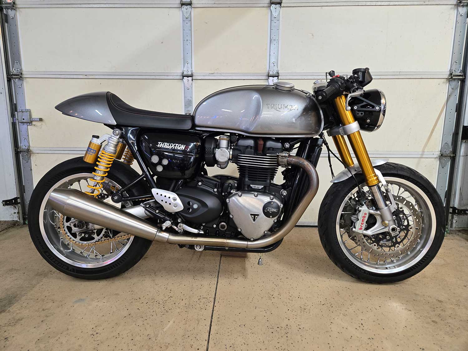 Aluminium Front fender Triumph Thruxton R/RS '16 - '24 – Raw Metal